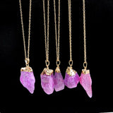 Amethyst Necklace - Naturally Cast