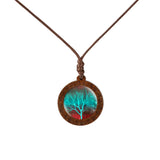 Tree of Life Necklace - Wood & Leather