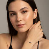 Obsidian Bracelet - Natural Cord