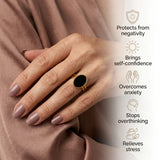 Obsidian Ring - Lunar