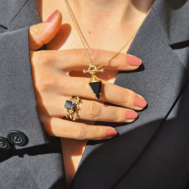 Obsidian Necklace - Heroine