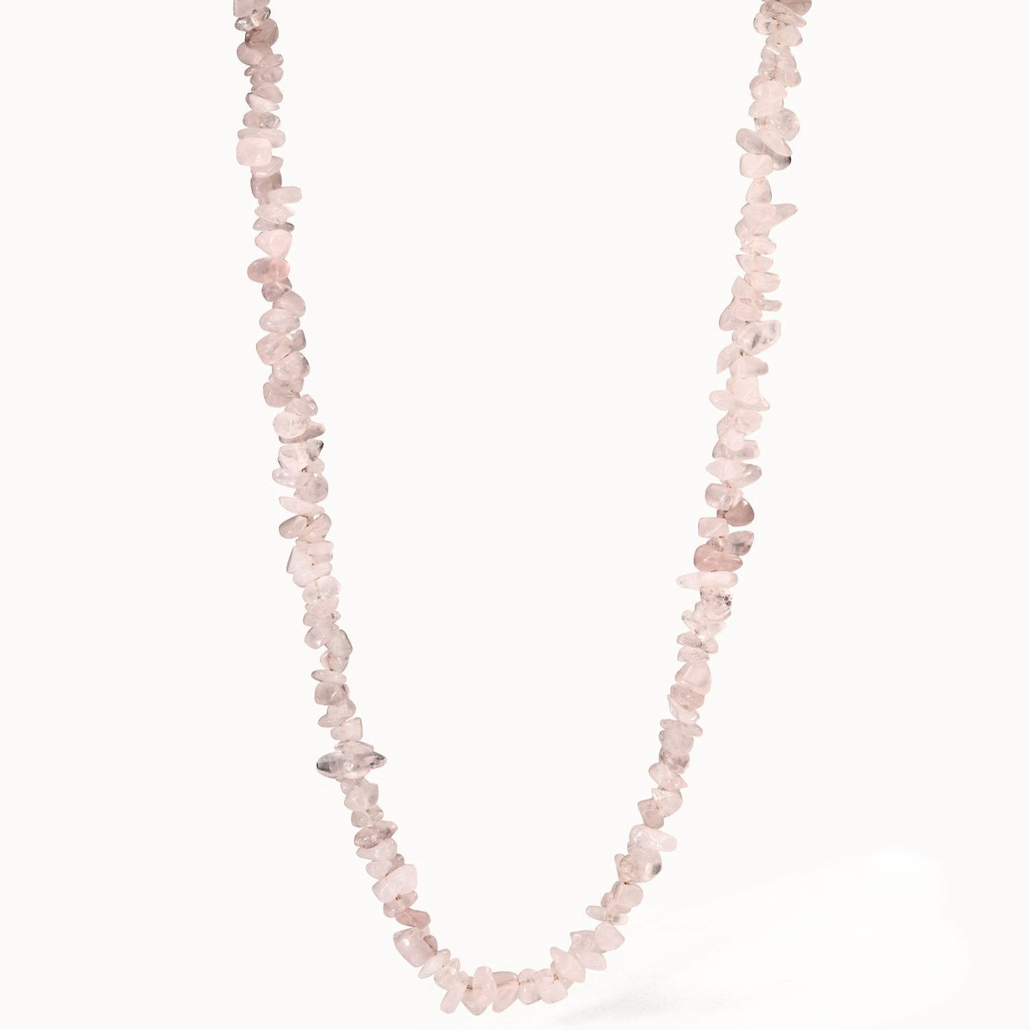 Rose Quartz Necklace - Natural Stones