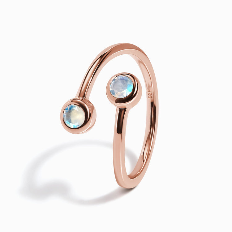 Moonstone Ring - Adjustable Eye