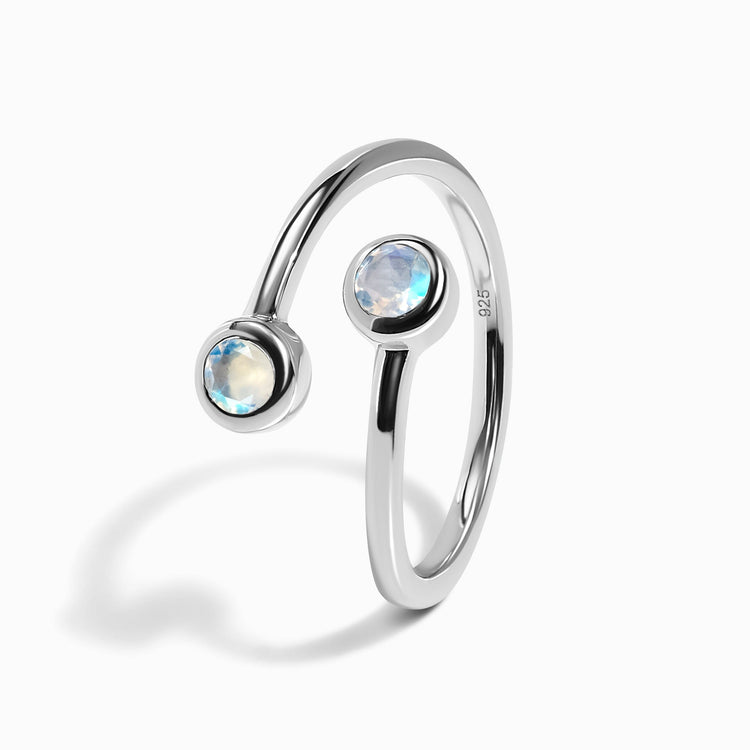 Moonstone Ring - Adjustable Eye