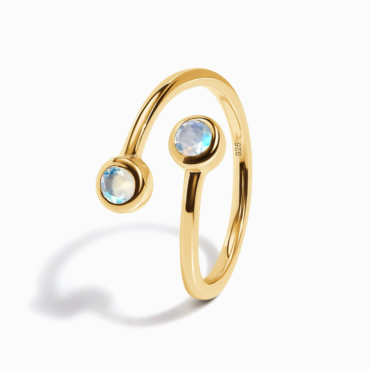 Moonstone Ring - Adjustable Eye