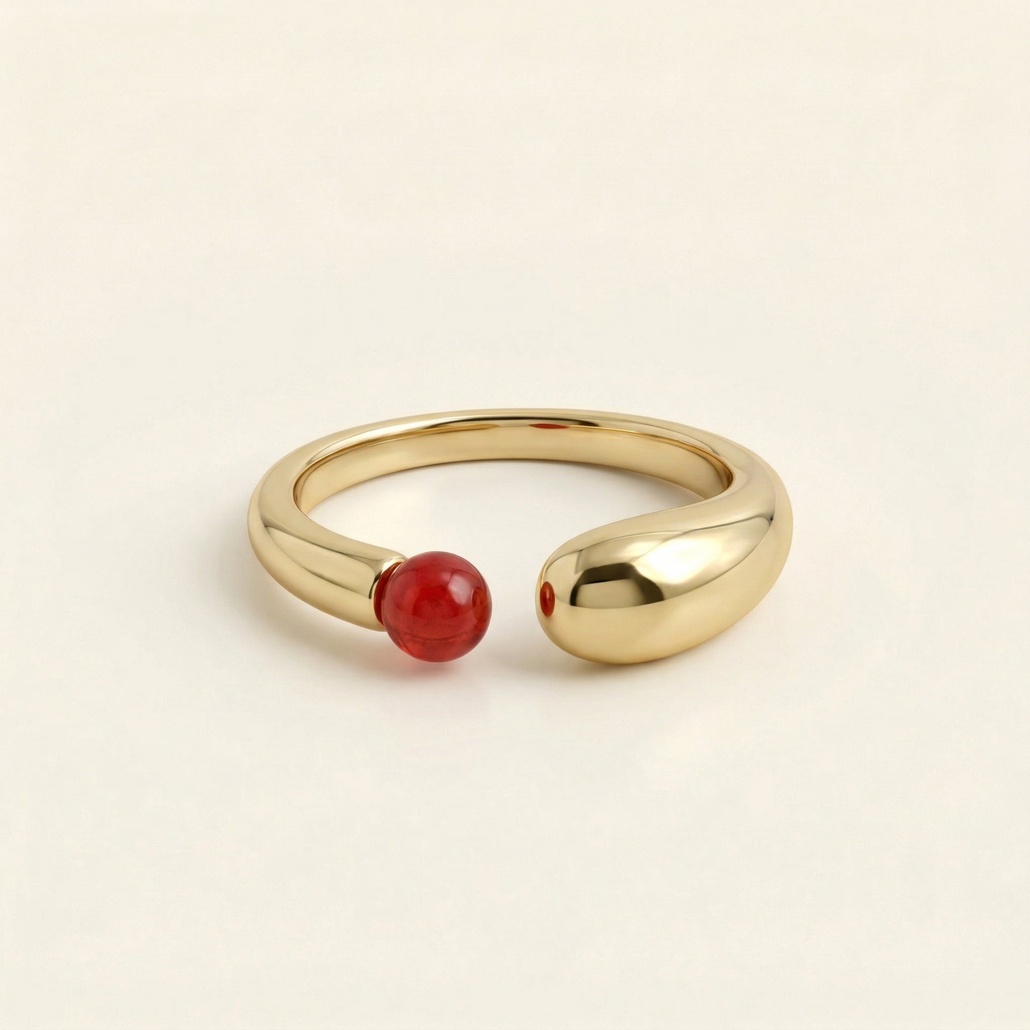 Carnelian Ring - Cluster