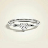Zircon Ring - Heart