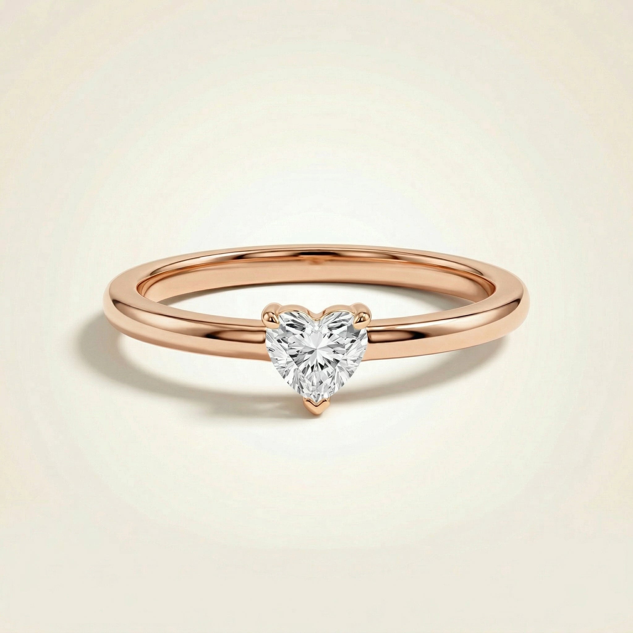 Zircon Ring - Heart