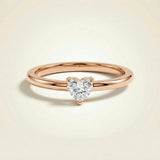 Zircon Ring - Heart