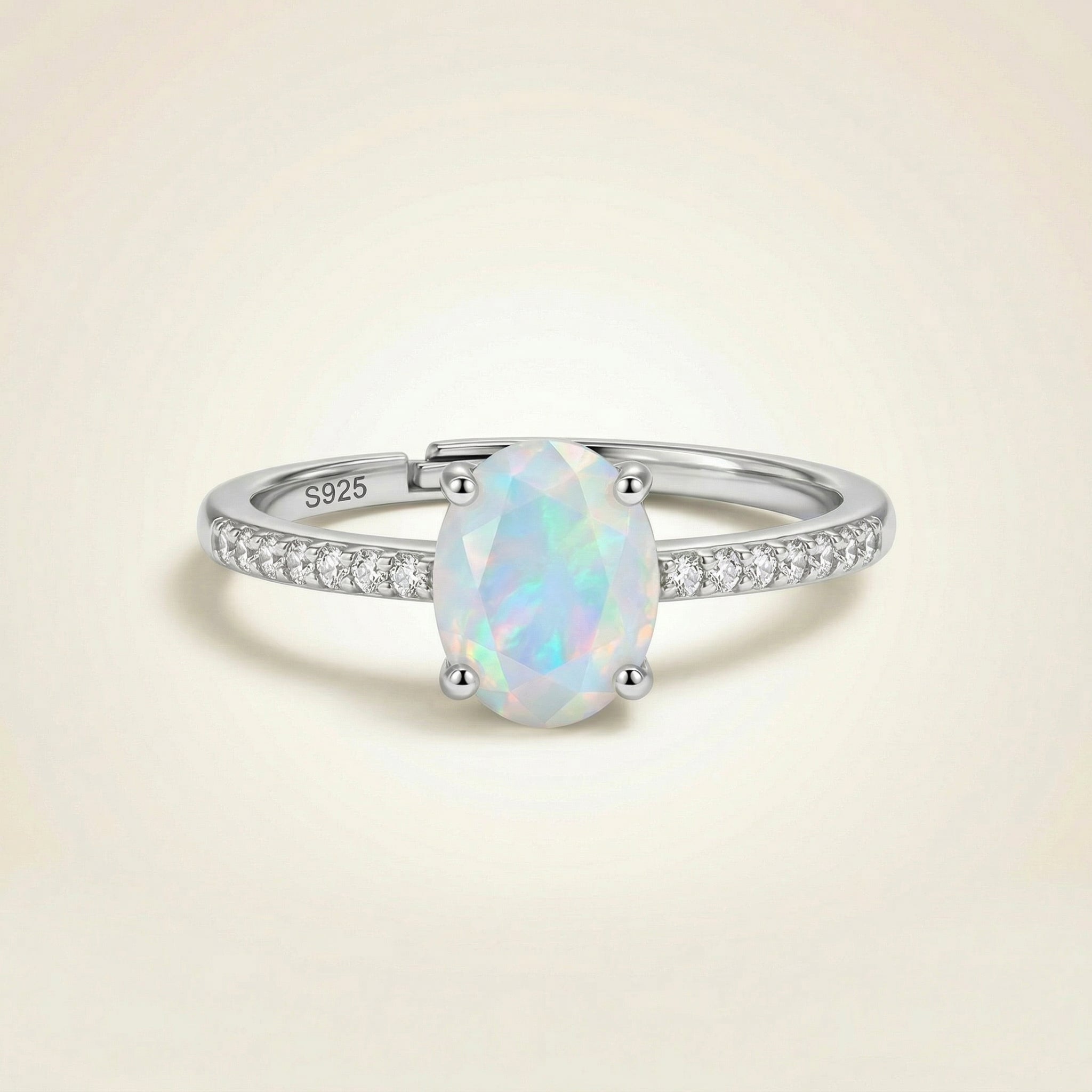 Moonstone Ring - Bright