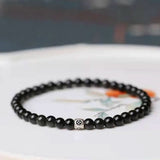 Obsidian Pearl Set - Necklace & Bracelet