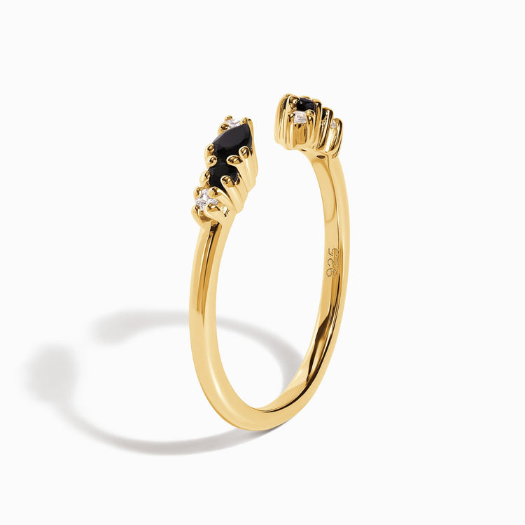 Obsidian Ring - Adjustable