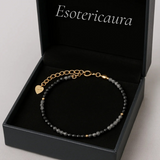 Obsidian Bracelet - Snowflake Obsidian