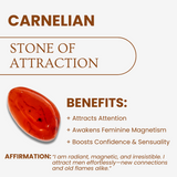 Carnelian Bracelet - Pearls