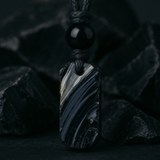 Obsidian Necklace- Nature