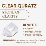 Clear Quartz Bracelet - Unprocessed