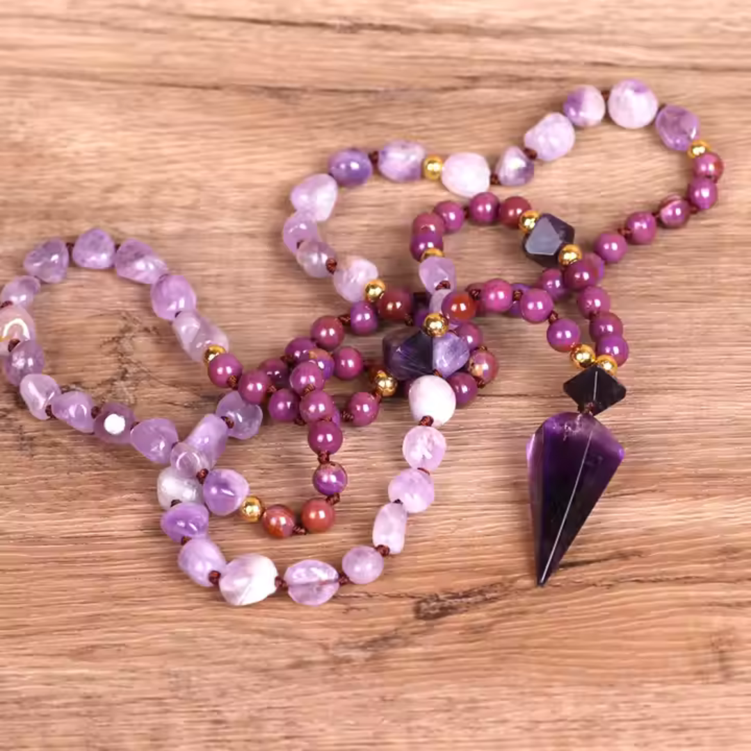 Amethyst Necklace - Pendulum