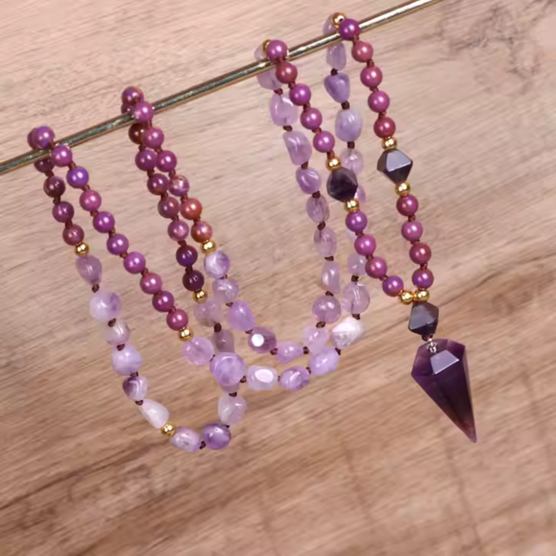 Amethyst Necklace - Pendulum