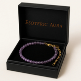 Amethyst Bracelet - 18K Gold Alloy