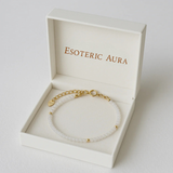 Moonstone Pearl Bracelet
