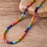 Jaspis Chakra Set - Necklace & Bracelet