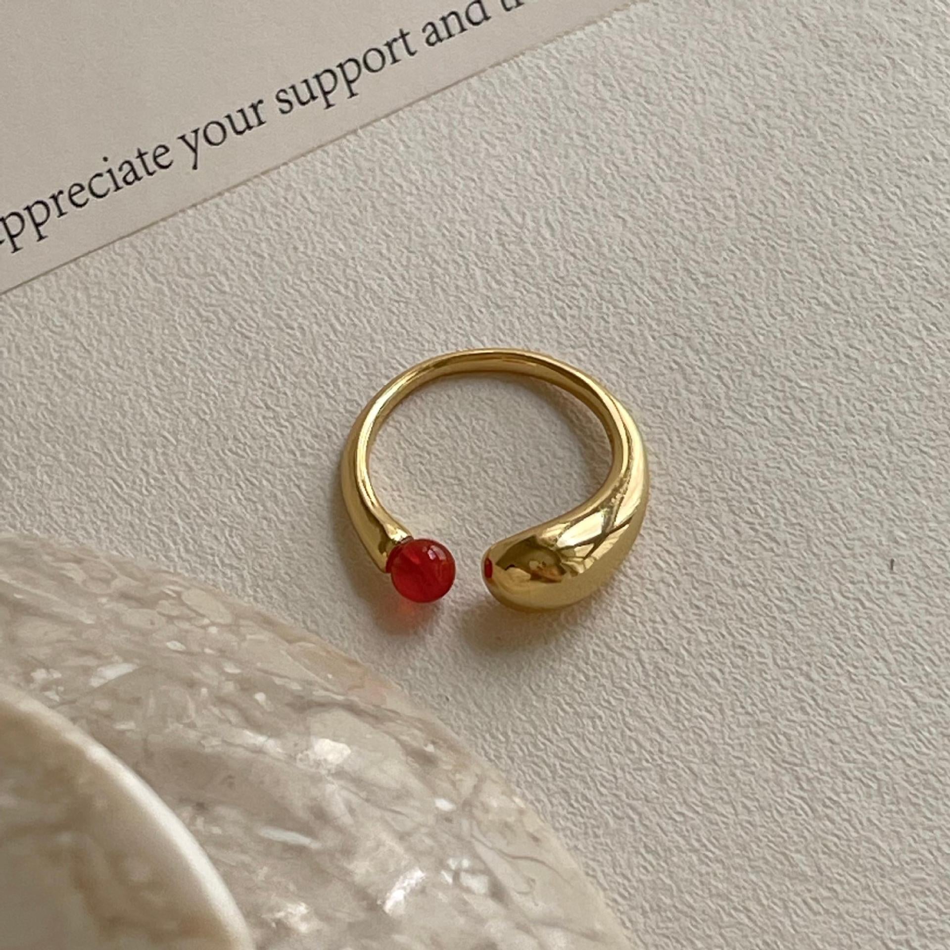 Carnelian Ring - Cluster