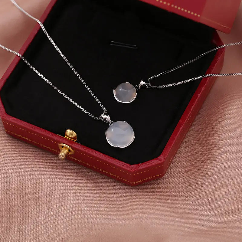 Moonstone Necklace - Medallion