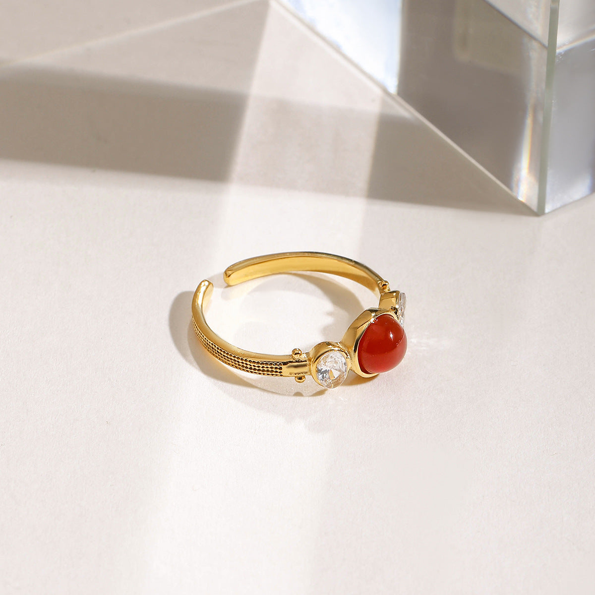 Carnelian Ring - Retro