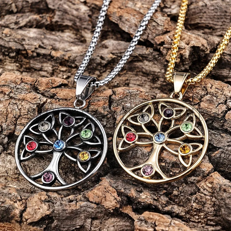 Tree of Life Necklace - Chakras