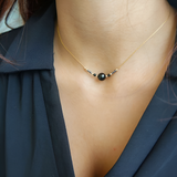 Obsidian Nature Set - Necklace & Bracelet
