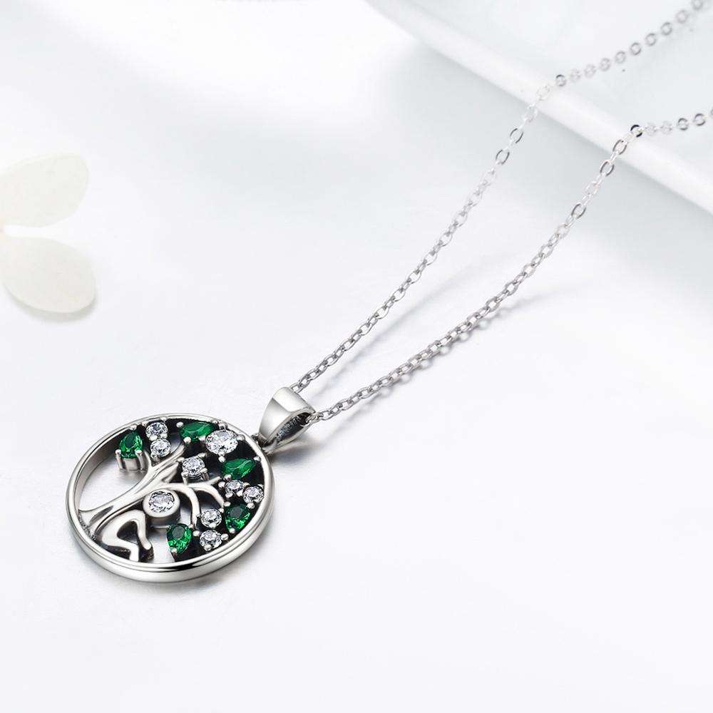 Tree of Life Necklace with Zirconia
