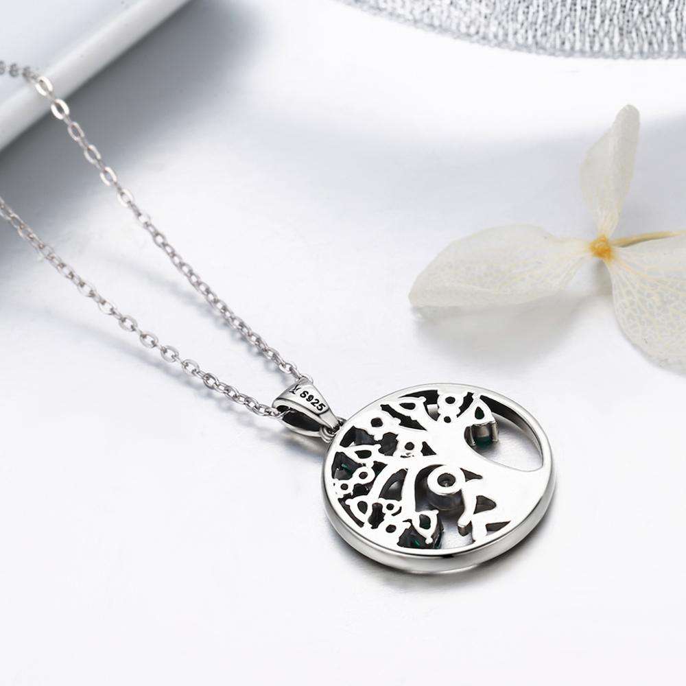 Tree of Life Necklace with Zirconia