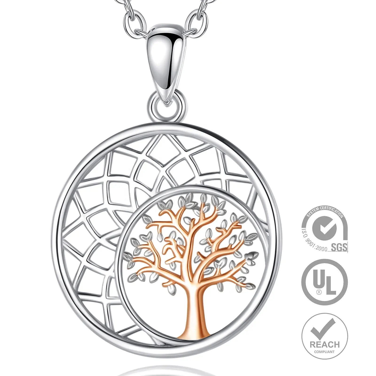 Tree of Life Dreamcatcher Necklace
