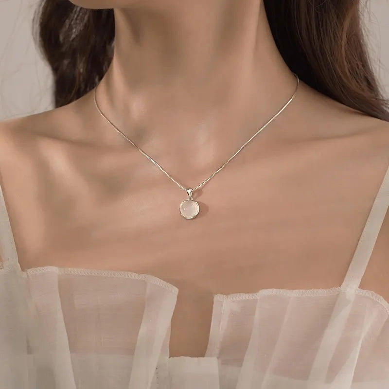 Moonstone Necklace - Medallion