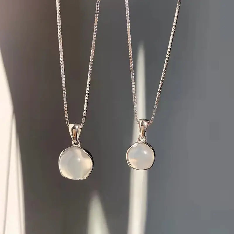 Moonstone Necklace - Medallion