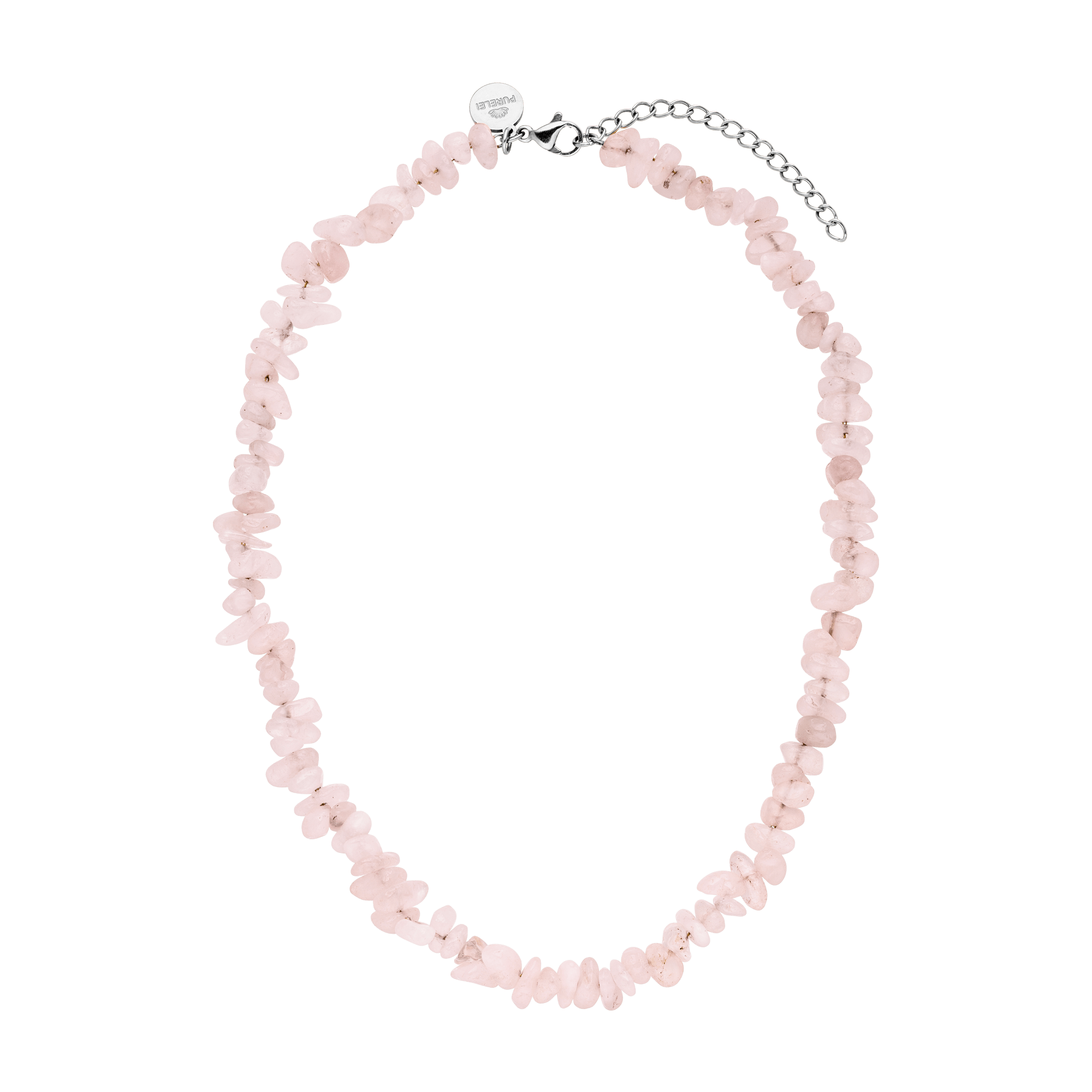 Rose Quartz Necklace - Natural Stones