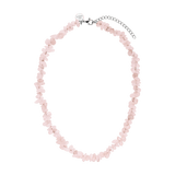 Rose Quartz Necklace - Natural Stones