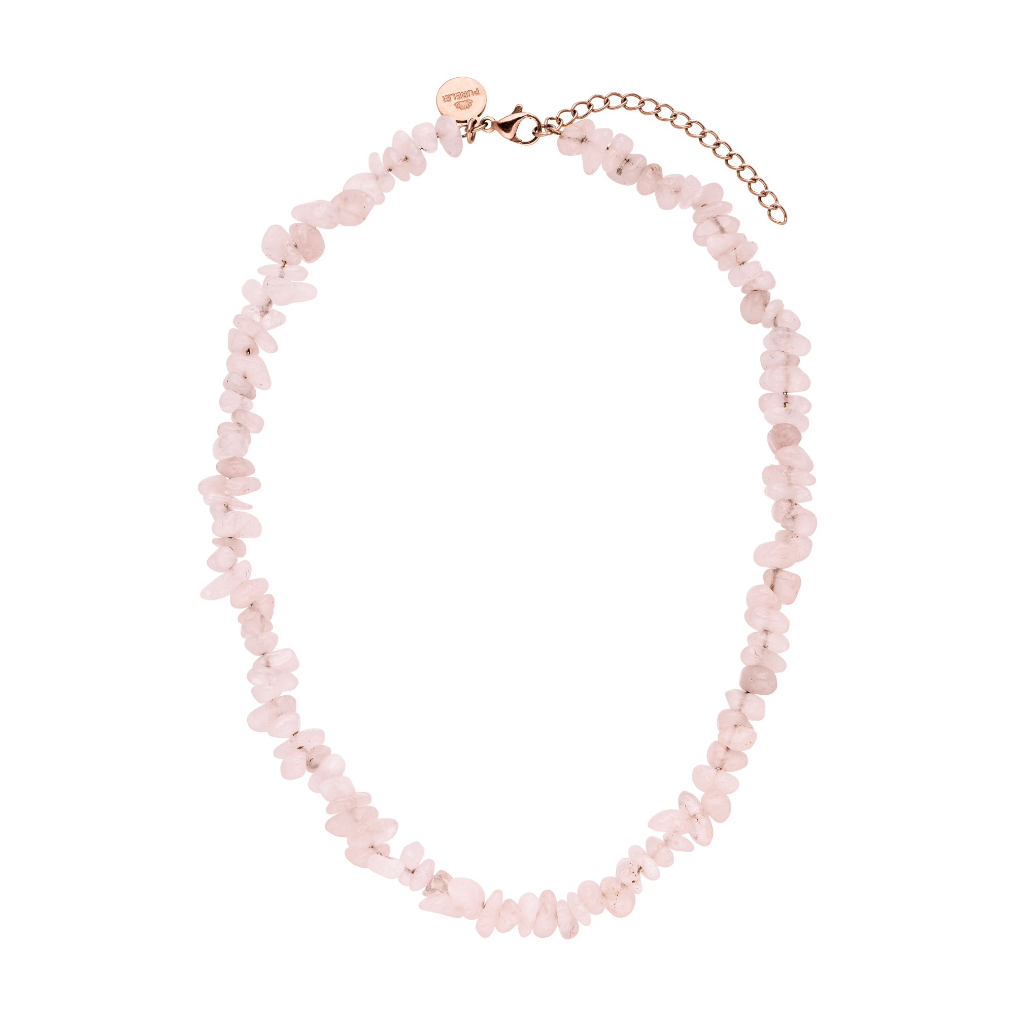 Rose Quartz Necklace - Natural Stones