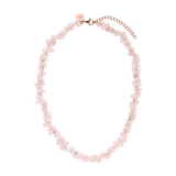 Rose Quartz Necklace - Natural Stones