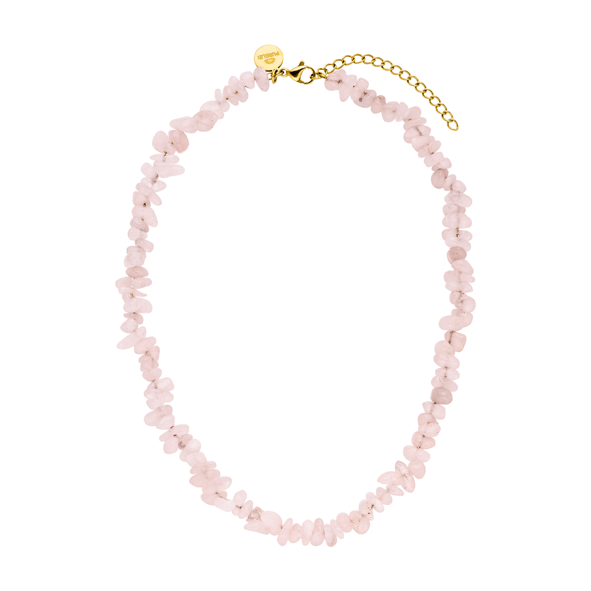 Rose Quartz Necklace - Natural Stones