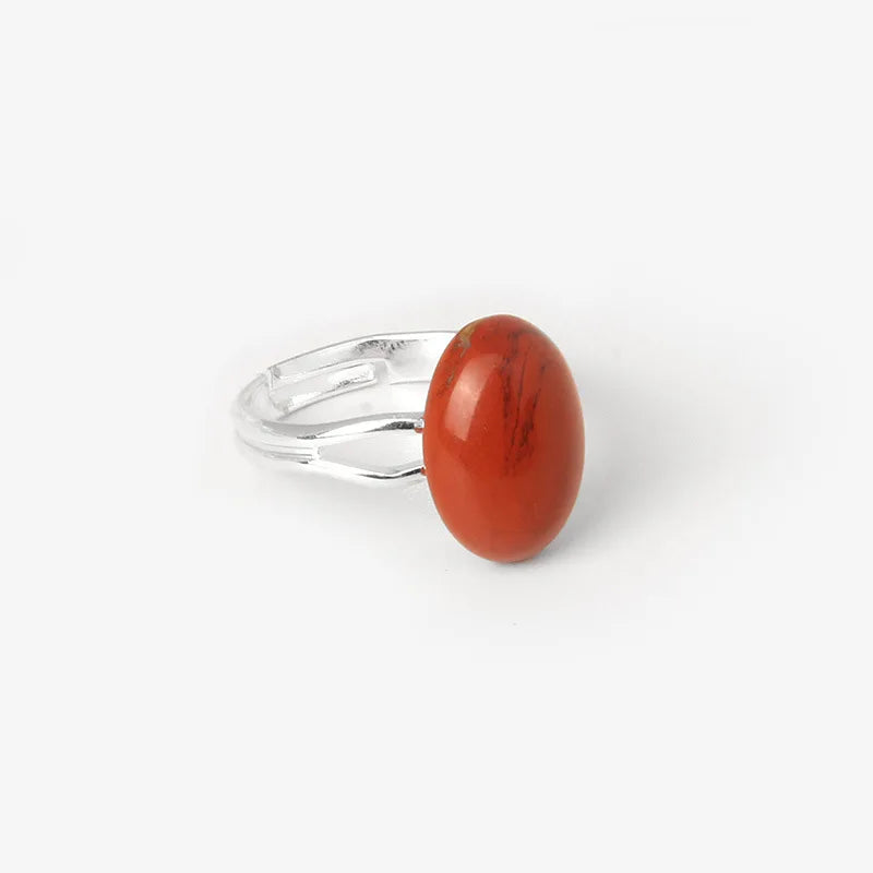 Carnelian Ring - Pearl Natural