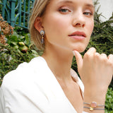 Rose Quartz Bracelet - Medallion