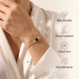 Obsidian Bracelet - Natural Cord