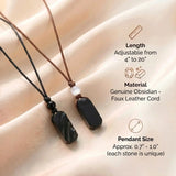 Obsidian Necklace- Nature