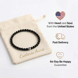 Obsidian Bracelet - Pearls
