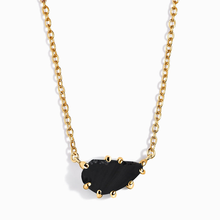 Obsidian Necklace - Raw Stone
