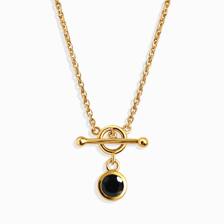 Obsidian Necklace - Solitaire