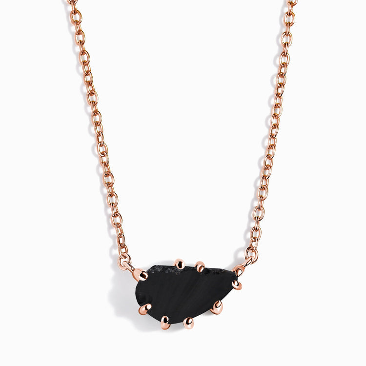 Obsidian Necklace - Raw Stone