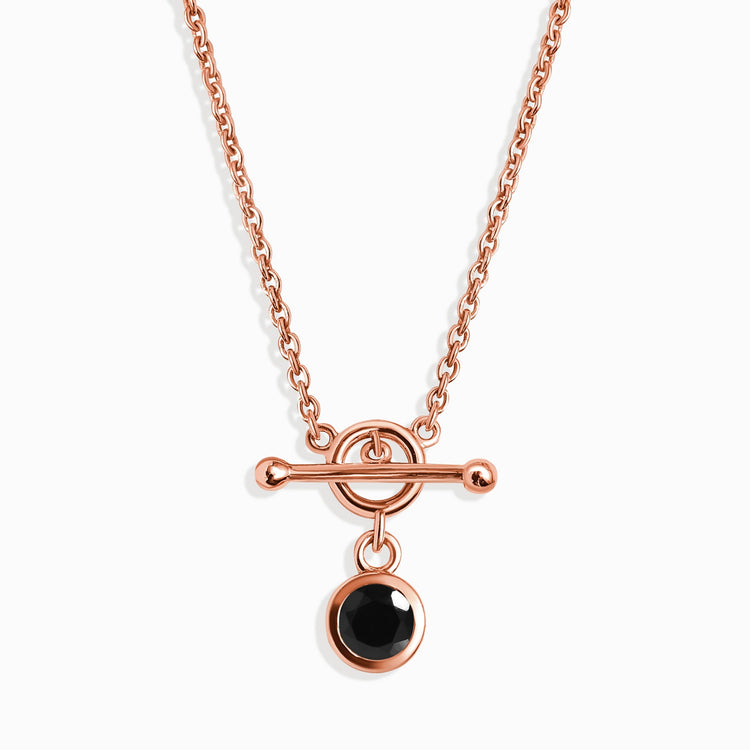 Obsidian Necklace - Solitaire