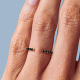 Obsidian Ring - Twinkling Band